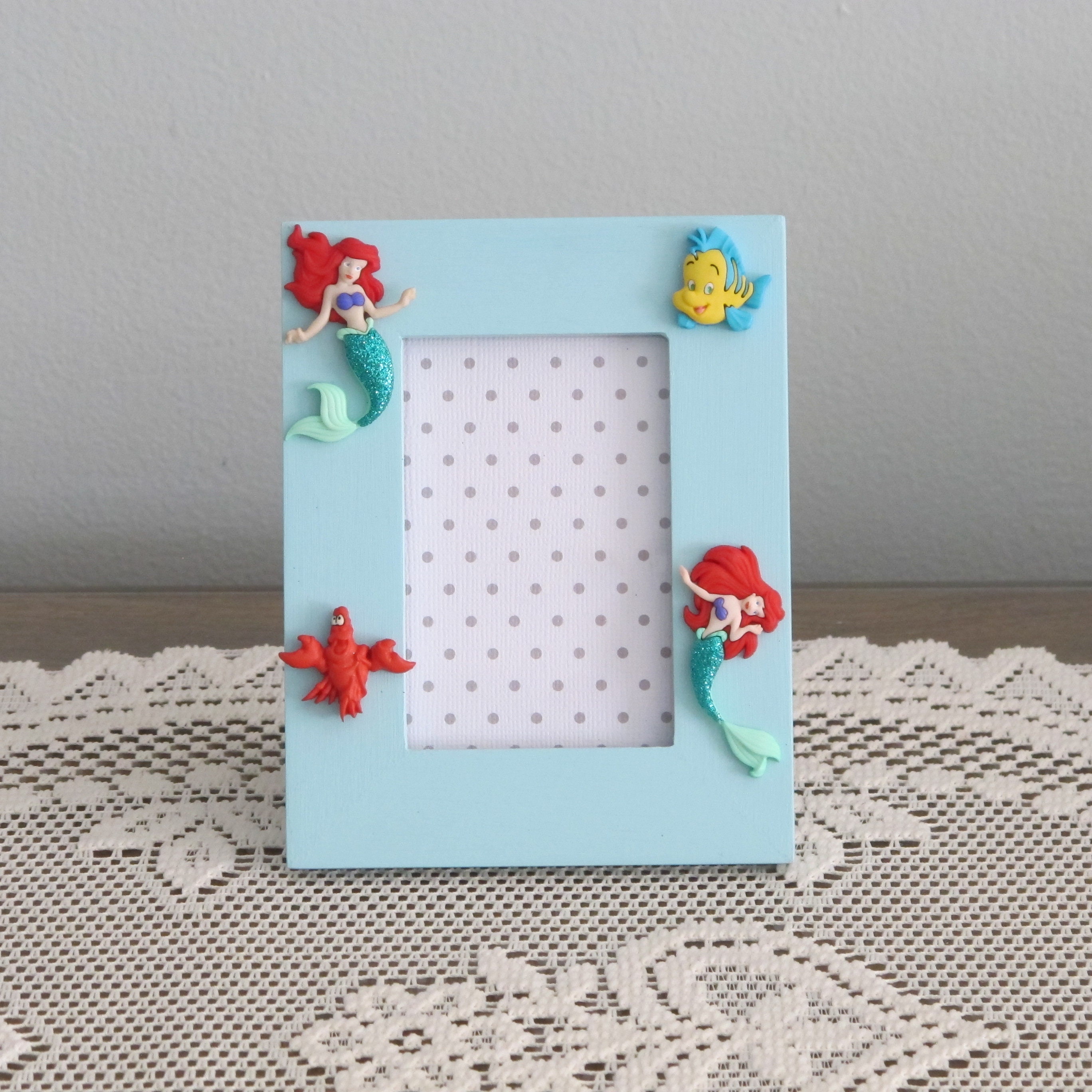 Little Mermaid Picture Frame WALLET SIZE Etsy