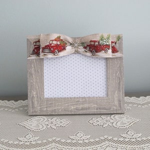 A Country Christmas Truck 5 x 7 Picture Frame