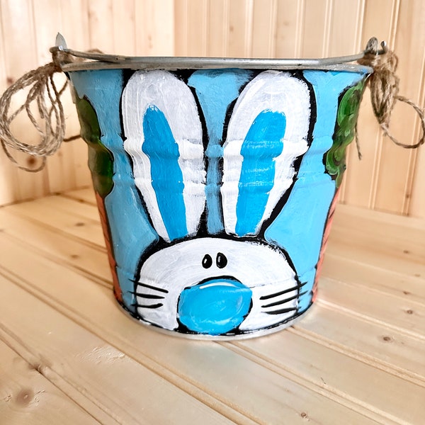 Bunny Bucket - Etsy