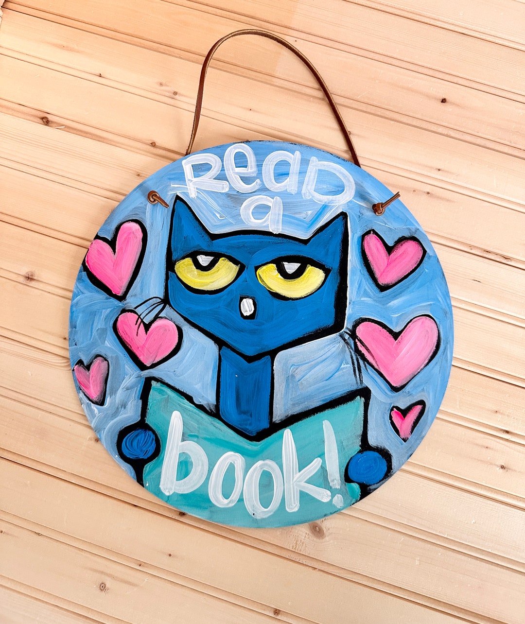 Pete the Cat Door Hanger Etsy