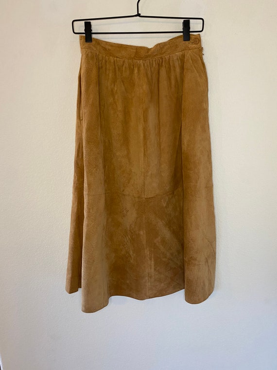 MIDI Suede Vintage Skirt