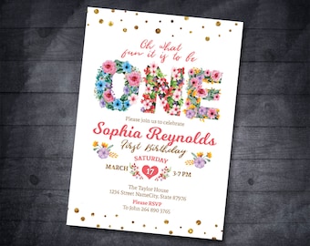 Flower girl invite | Etsy