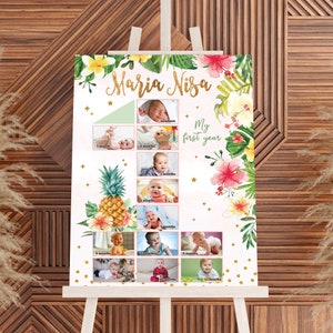 First Birthday First Year Collage First Birthday 1st - Etsy