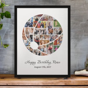 Personalized Beach Ball Photo Collage - A Unique Decoration for Your Summer Memories