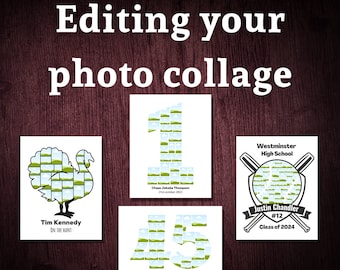 Editing your photo collage