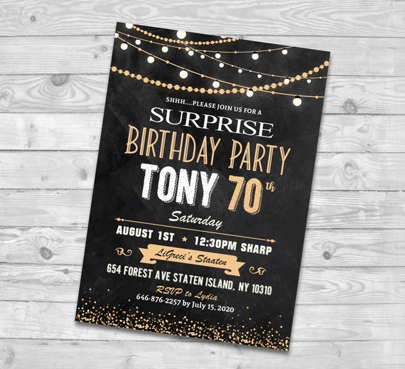 Adult 2024 birthday invitations