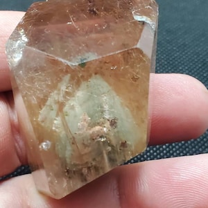 Rutilated Quartz with Chlorite Phantom!