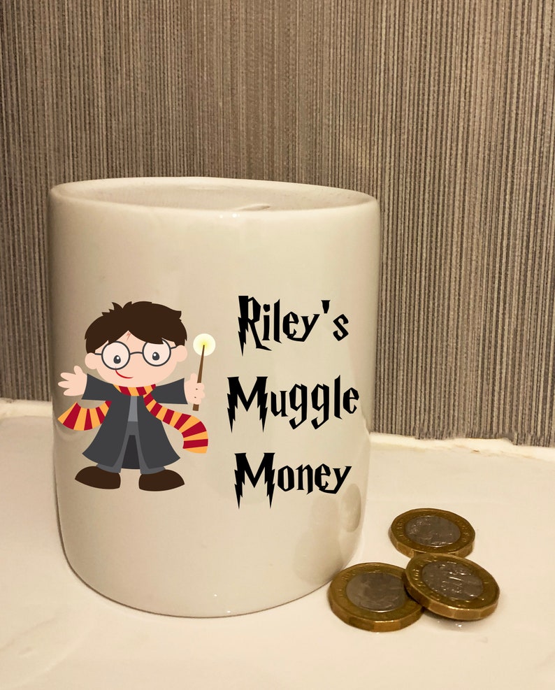 Personalised Harry Potter Ceramic Moneybox Etsy