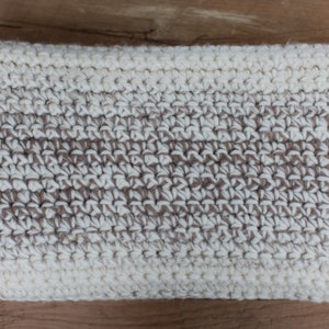 Chunky braun und Creme Babydecke