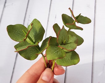 Green headpiece - Eucaliptus hair pin - Wedding floral headpiece - Wedding hair pins - Bridal headpiece - Dried eucalyptus hairpin