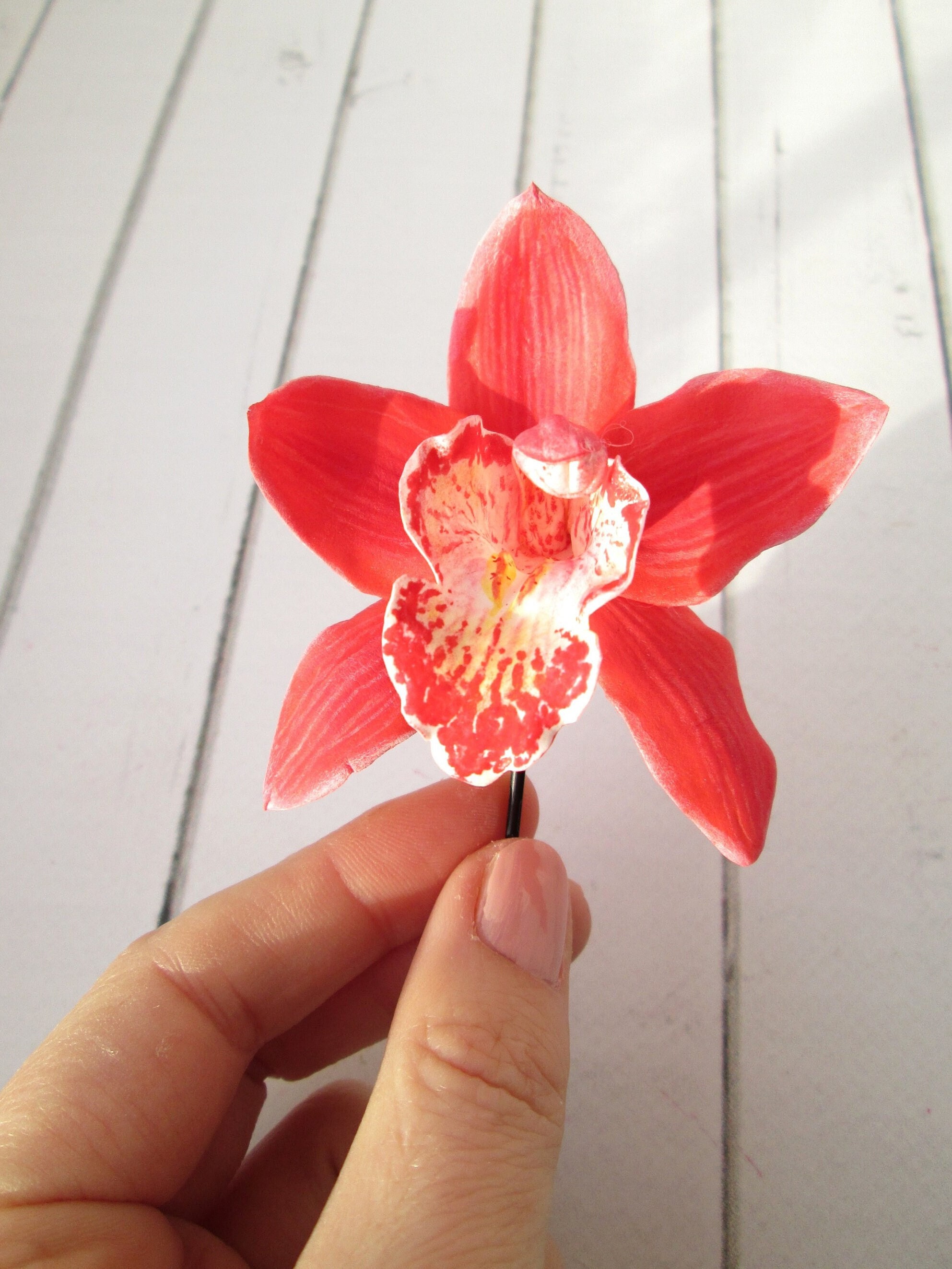 Tiki Hair Flower - Etsy