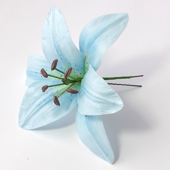 Handmade lily hair flowers Lily Hairpin Chanhua Materials Flowers DIY Kit - Include  main image 3
