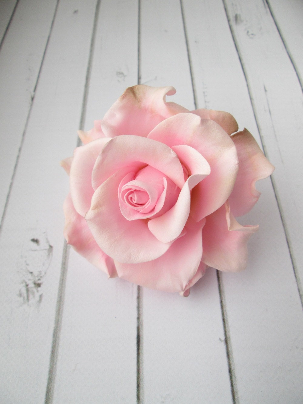 Pink Rose Hair Pin Flower Wedding Hair Pin Rose Bridal Etsy