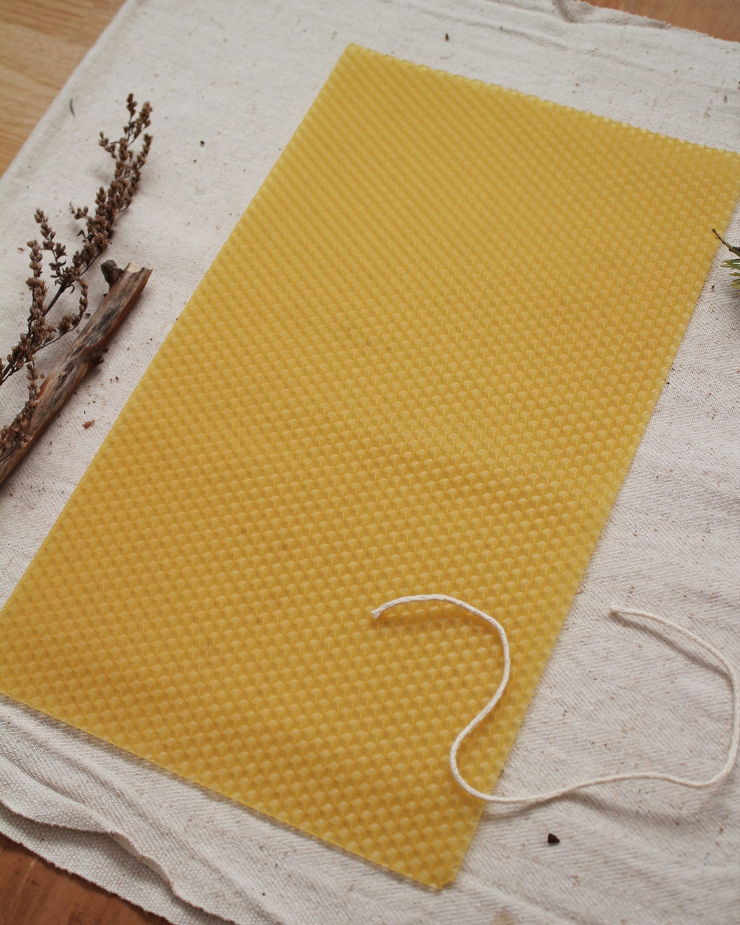 Beeswax Plate 20 X 30 Cm DIY Make Your Own Candles Etsy