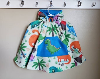 Ships Next Day || Dinosaur Car Seat Poncho || Car Seat Coat || Baby Poncho Toddler Poncho || CarSeat Poncho || Cape || CarSeat Coat