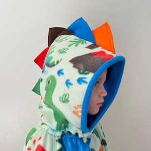 2 Day Turnaround | Spiked Hood Dinosaur Car Seat Poncho || Car Seat Coat || Baby Poncho Toddler Poncho || CarSeat Poncho || Car Seat Cape