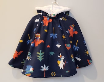 2 Day Turnaround || Woodland Creature Car Seat Poncho || Forest Animals || Carseat Poncho | Toddler Poncho | CarSeat Coat | Car Seat Coat