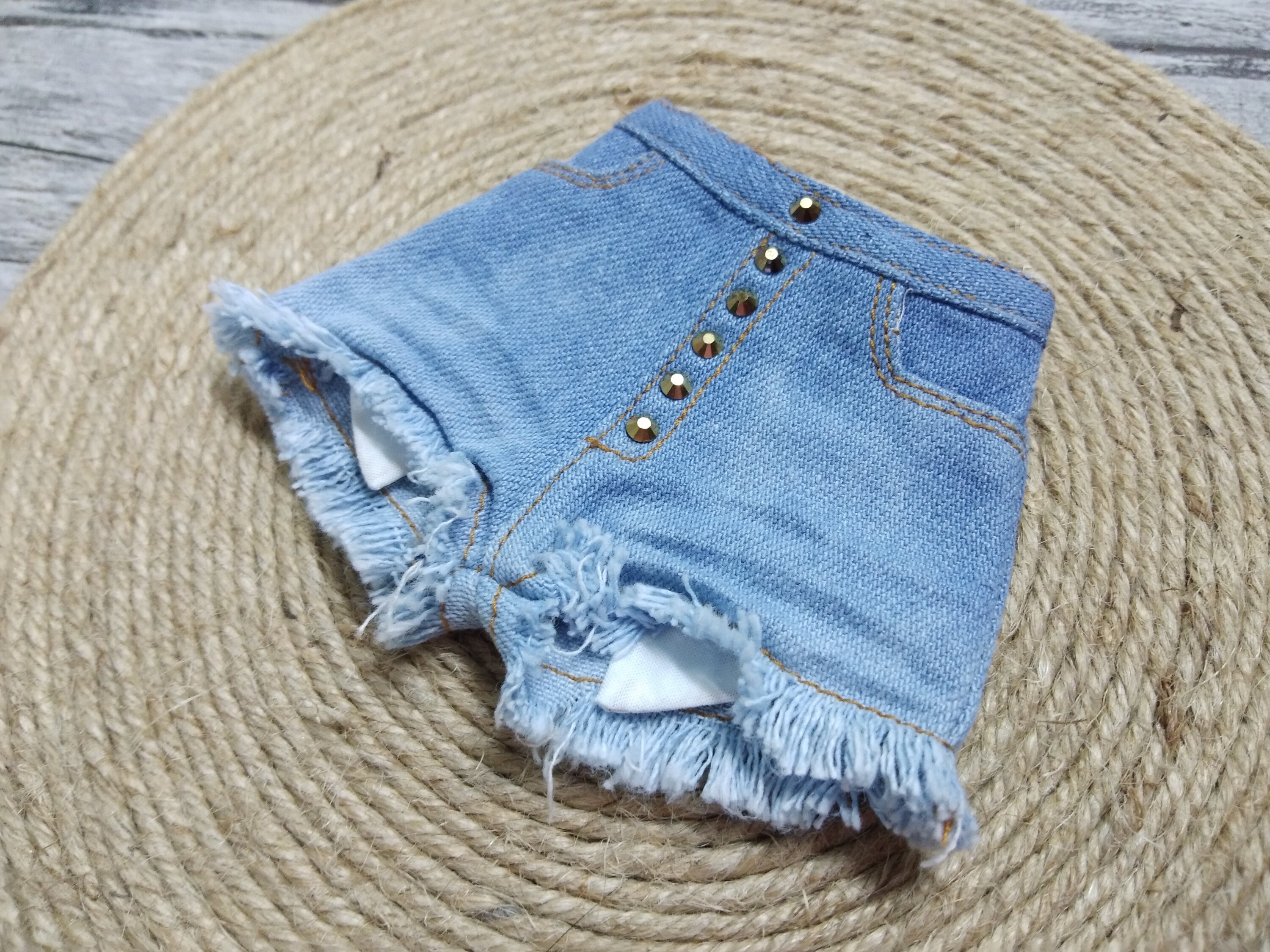 high waisted shorts denim