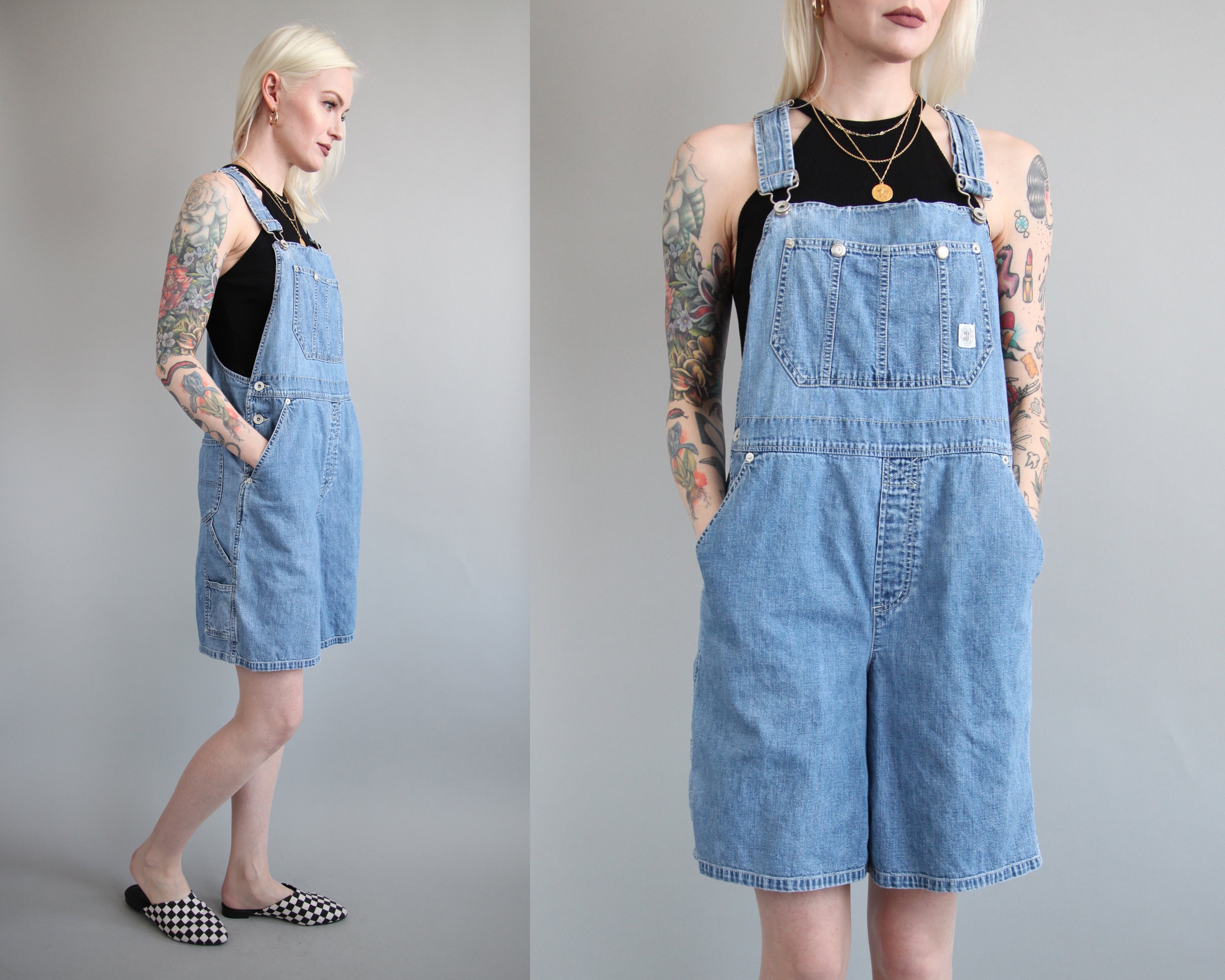 soft short overalls