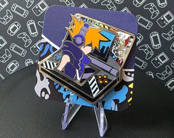 JRPG Game Handheld Console Enamel Pin - Gamer Gifts