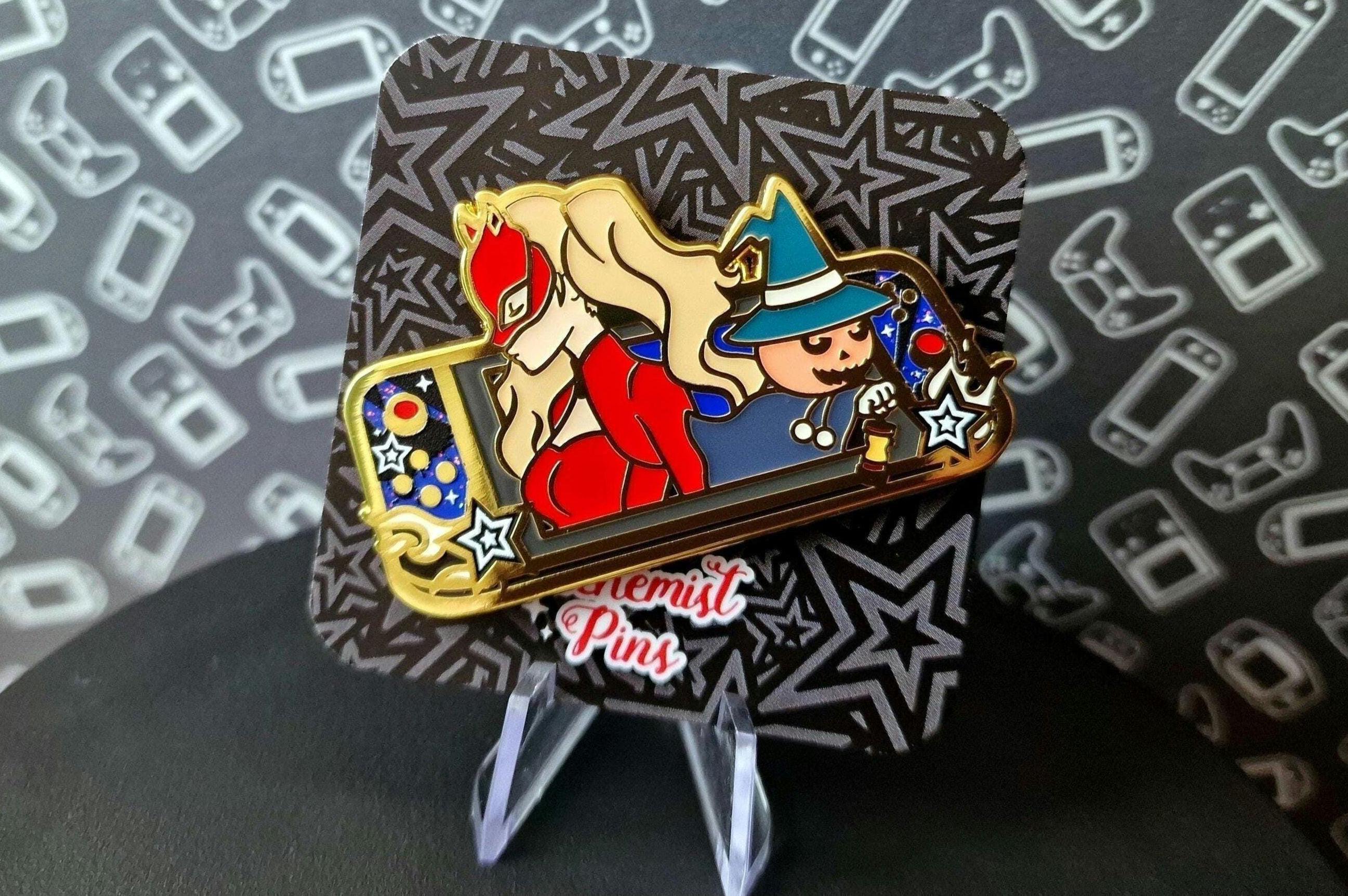 DEMON SLAYER MUZAN Kibutsuji Anime Metall Abzeichen Pin EUR 7,24