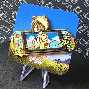 Alchemist Enamel Pin: Gold Glitter Gamer Pin