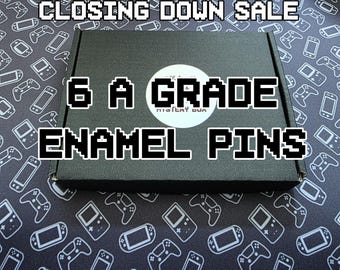 A-KLASSE EMAILLE PINS - Sluiting van de uitverkoop - 6 emaille pins voor gaming