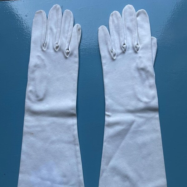 Vintage Christian Dior Mid-Arm Sea Island Cotton Gloves