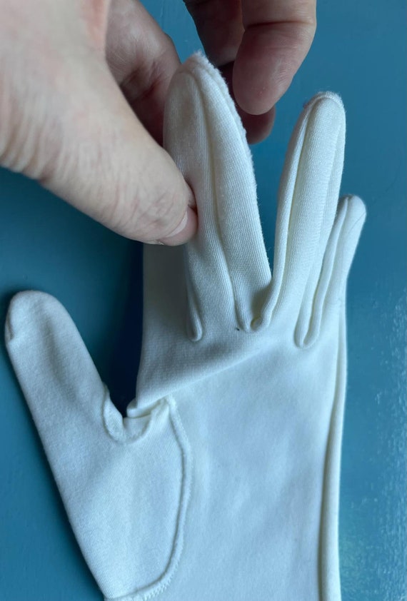 Vintage Enchante Antron Above-Elbow Beaded Gloves - image 5
