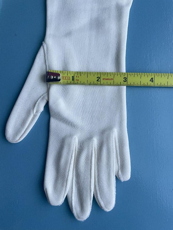 Vintage Enchante Antron Above-Elbow Beaded Gloves - image 9
