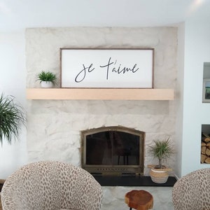 Je T'aime French I Love You French Gift Home Decor Paris France Home