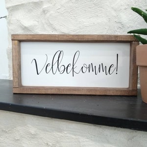 Velbekomme Sign, Danish Gift, Norwegian Gift, Scandinavian home decor, Scandinavian sign, Viking, Denmark, Norway gift, hygge, Vær så god