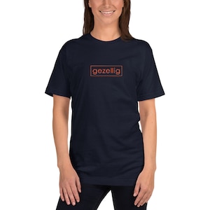 Gezellig T-Shirt Dutch Gift Netherlands Thoughtful Christmas Gift  Ideas Holland