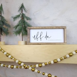 Uff Da Sign Norway Gift Norwegian Sign Scandinavian Home Decor Viking Heritage Norway Nordic Viking Christmas Ide Uffda Bohochic Living Room