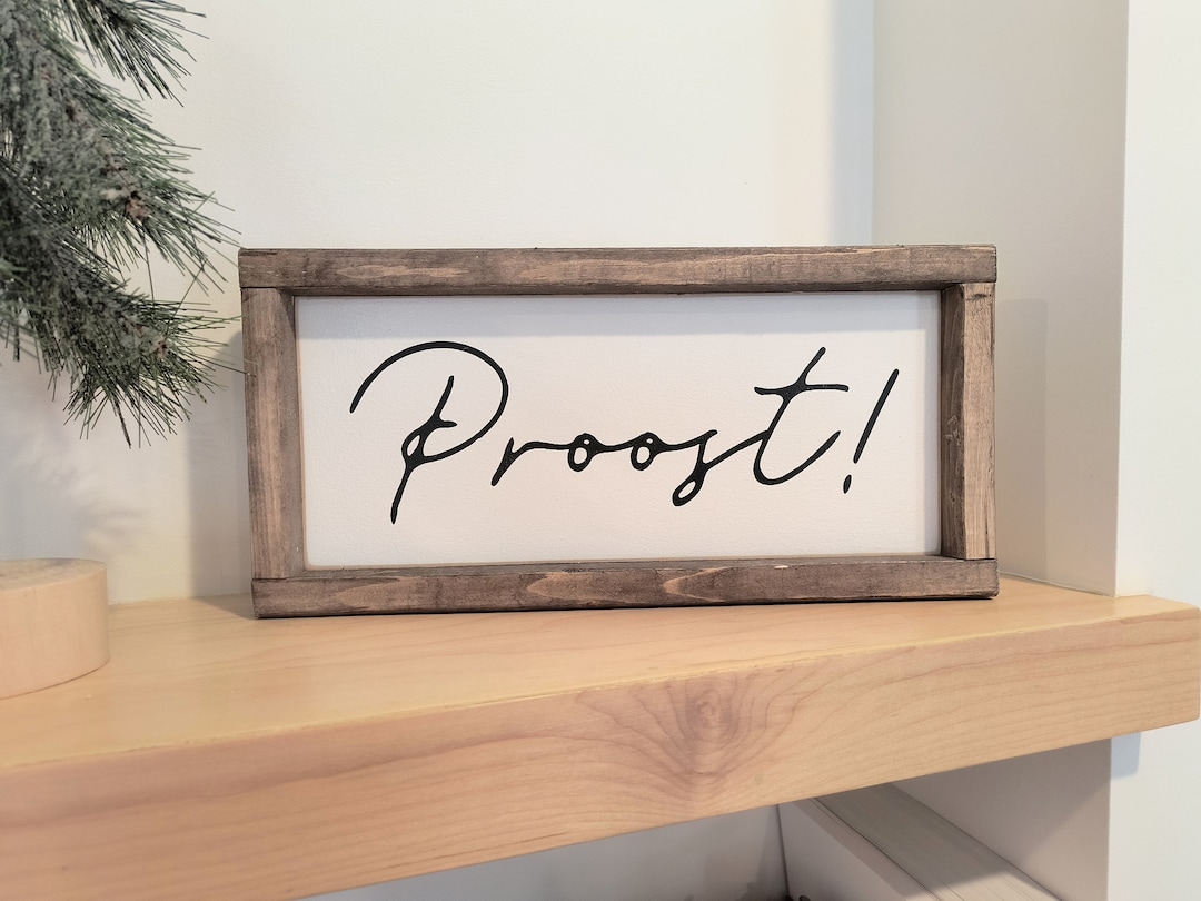 Proßt Sign Proost Sign Dutch Bar Sign Moin Dutch Gift Home Decor Netherlands ...