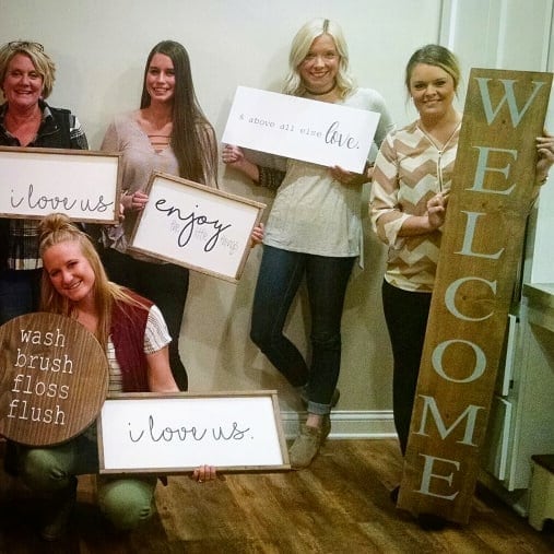 DIY Wood Sign Kit Stay Awhile Sign Bridal Shower Game Craft Etsy