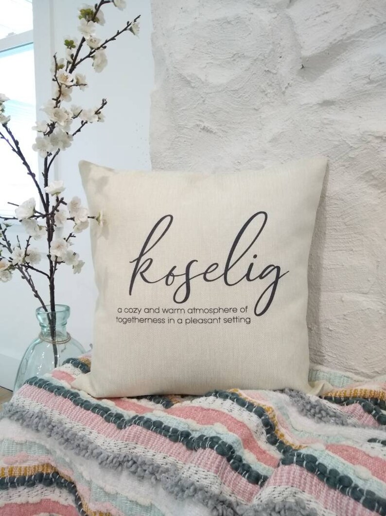 Koselig pillow Norwegian gift Norwegian Nordic norway Etsy