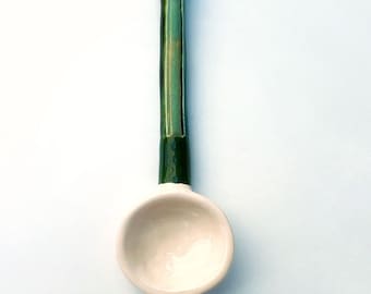 Pre Order 2-4 weeks! Onion inspired ceramic spoon.