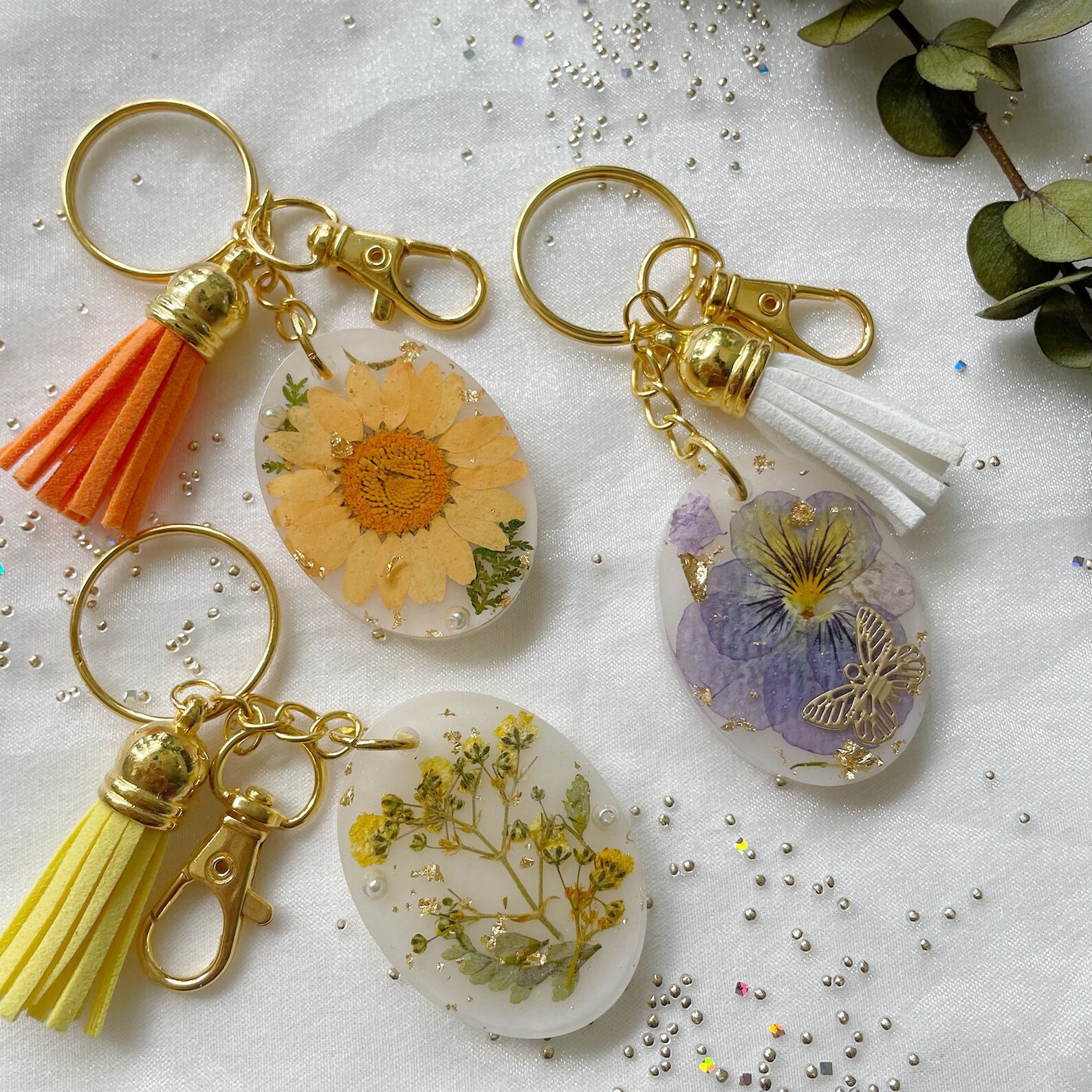 Handmade resin keychain handmade keychain bag hanging car Etsy