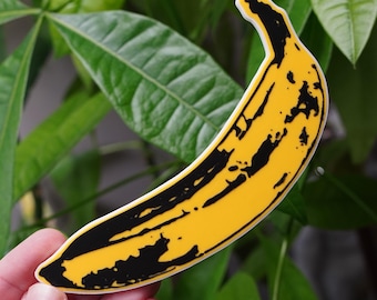 Arte pop - Imán "Banana" - Impresión 3D de alta calidad