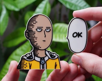 Imanes de meme de anime "OK" - Impresión 3D de alta calidad