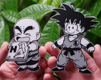 Manga Anime Fighters - Duże magnesy - Wysokiej jakości wydruk 3D