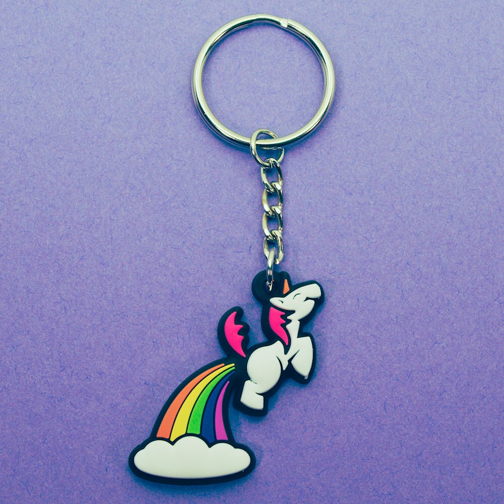 Cute Unicorn Keyring Keychain Unicorn 3D Soft PVC Unicorn Etsy