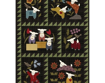 Babe in the Woods Flannel Too Rail Fence Pod Precut Quilt Kit by Maywood Studio POD-MAS03-BIW2