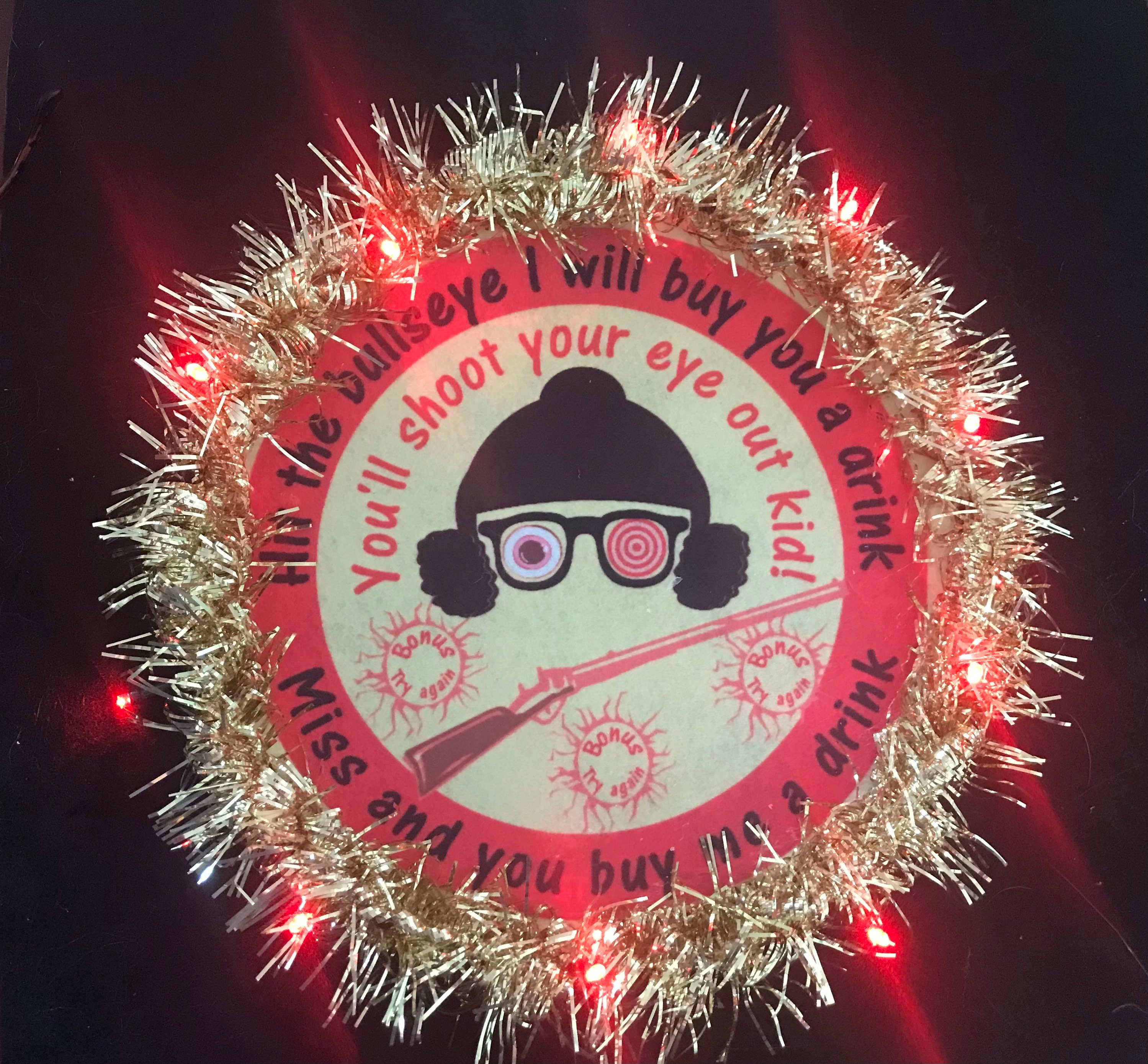 Bullseye top christmas sweater