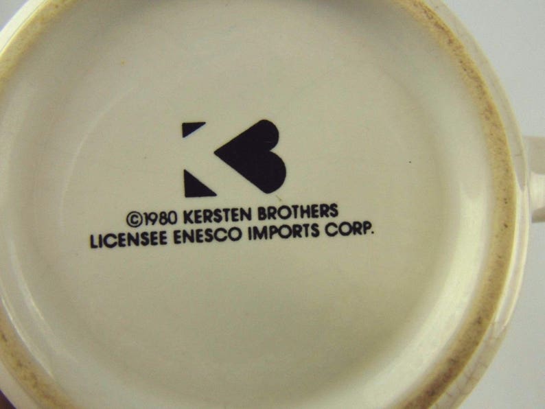 Vintage 1980 Kersten Brothers Enesco Easter Bunny Coffee Cup Etsy.de