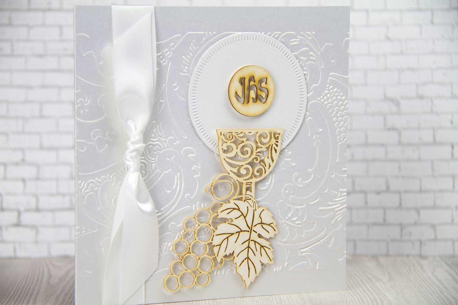 First Communion Invitation 9, Printed Invitations, 1st Holy Communion