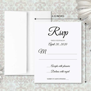 Carte RSVP, Première Communion, Invitation à la Communion, Première Communion fille, Première Communion garçon