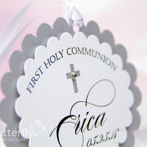 Custom favor tag, personalized tag, wedding favor tag, gift tag, thank you tag, baby shower tag, etsy shop tag, first communion tag