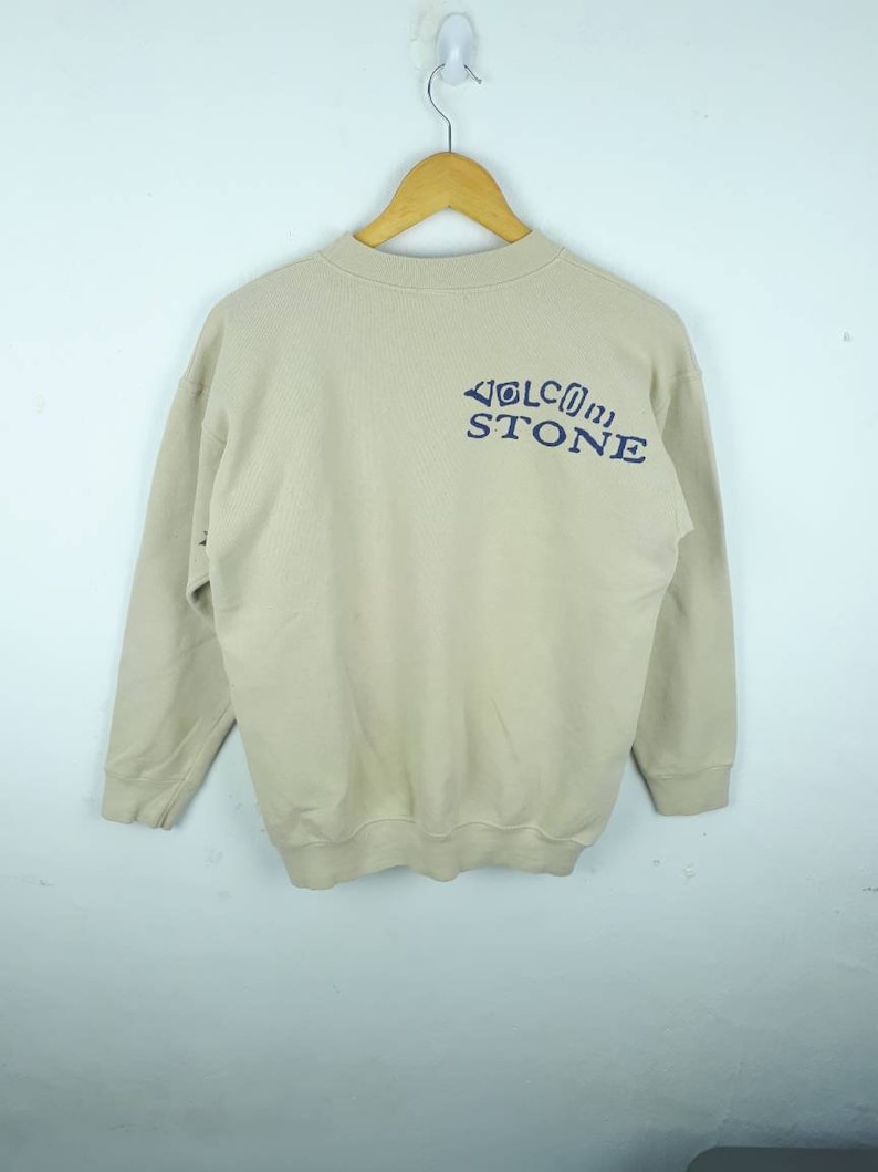 VOLCOM SKATEBOARD Sweatshirts Skater Vintage Volcom Skateboarding Usa Streetwear Jumper Pullover Boardwear Skater Sweaters XL fit S mens